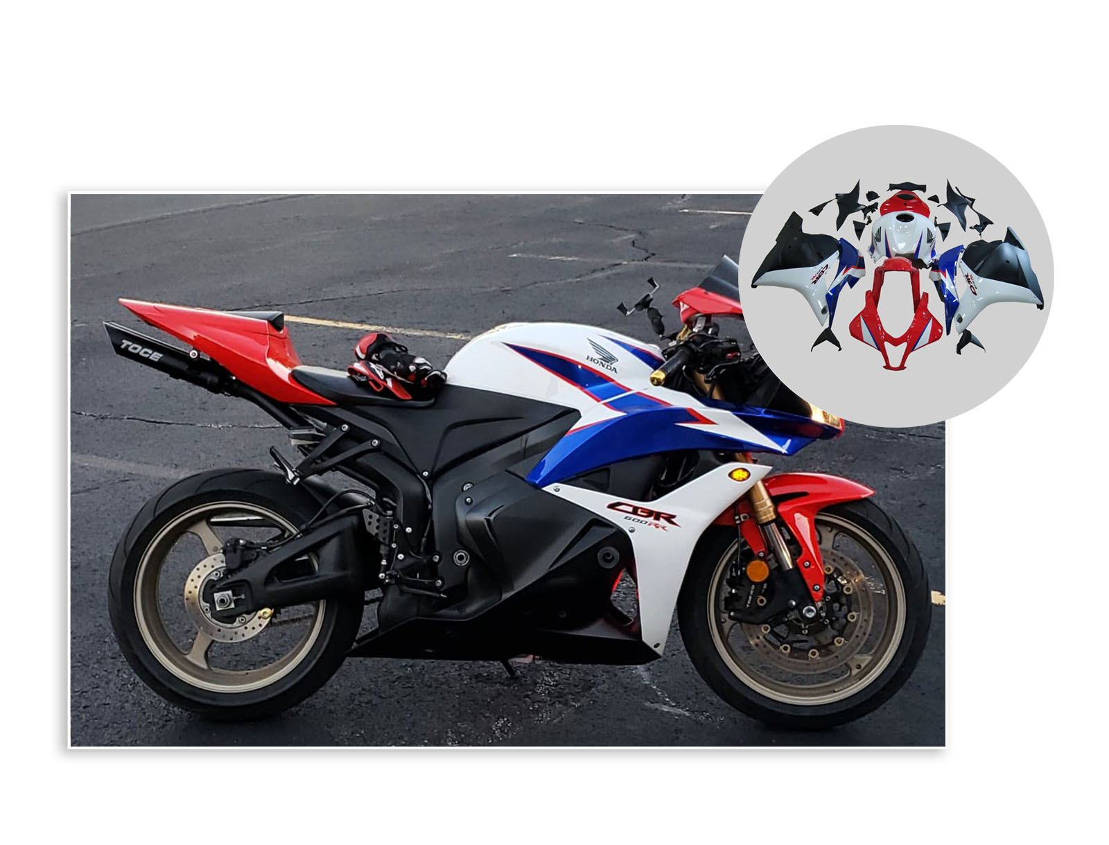 2009-2012 Honda CBR600RR Verkleidung