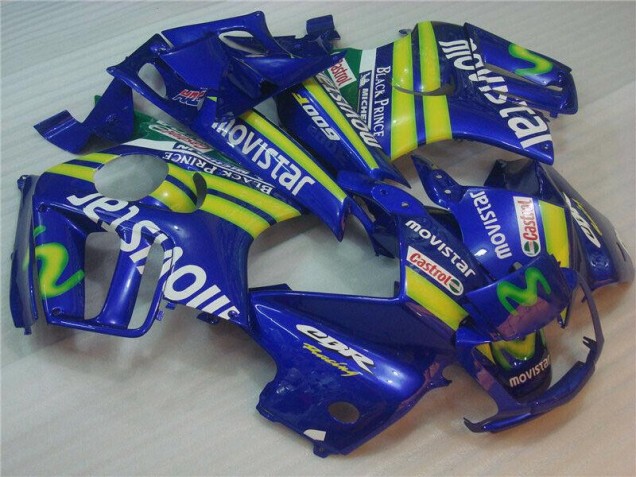 1995-1998 Blaus Movistar Castrol CBR600 F3 Motorrad Verkleidung 1995-1998 Blaus Movistar Castrol CBR600 F3 Motorrad Verkleidung