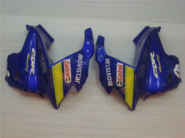 1995-1998 Blaus Movistar Castrol CBR600 F3 Motorrad Verkleidung 1995-1998 Blaus Movistar Castrol CBR600 F3 Motorrad Verkleidung