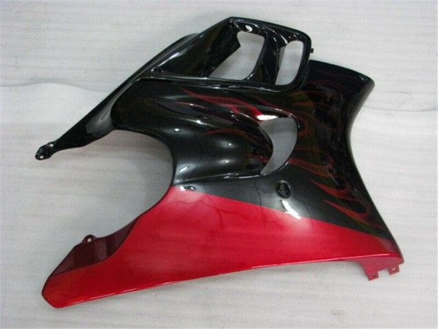 1995-1998 Schwarz rote Flamme CBR600 F3 Motorrad Verkleidung 1995-1998 Schwarz rote Flamme CBR600 F3 Motorrad Verkleidung
