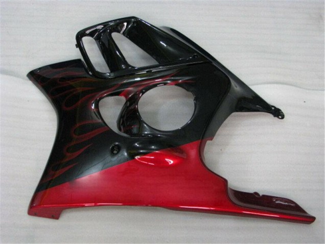 1995-1998 Schwarz rote Flamme CBR600 F3 Motorrad Verkleidung 1995-1998 Schwarz rote Flamme CBR600 F3 Motorrad Verkleidung