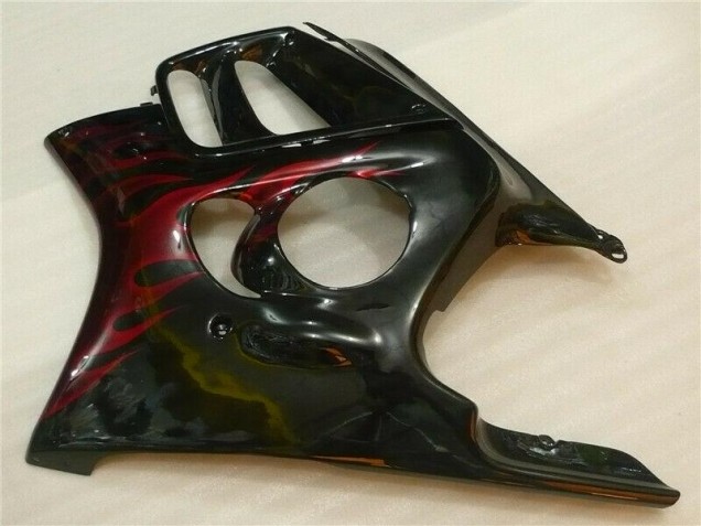 1995-1998 Schwarz rote Flamme CBR600 F3 Motorrad Verkleidungen 1995-1998 Schwarz rote Flamme CBR600 F3 Motorrad Verkleidungen