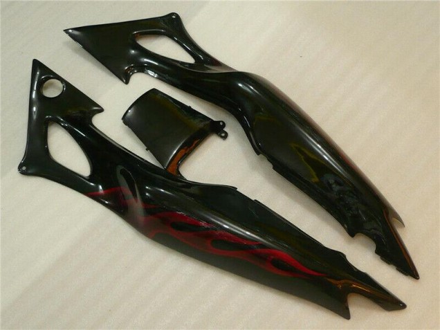 1995-1998 Schwarz rote Flamme CBR600 F3 Motorrad Verkleidungen 1995-1998 Schwarz rote Flamme CBR600 F3 Motorrad Verkleidungen