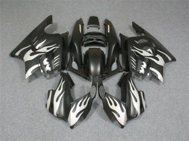 1995-1998 Schwarze weiße Flamme CBR600 F3 Motorrad Verkleidung