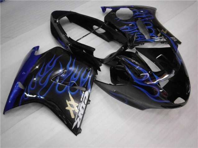 1996-2007 Blau Flamme CBR1100XX Motorrad Verkleidung