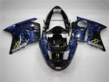 1996-2007 Blau Flamme CBR1100XX Motorrad Verkleidung