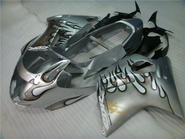 1996-2007 Flamme Silber grau CBR1100XX Motorrad Verkleidung