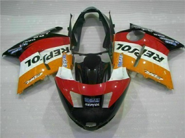 1996-2007 Orange Repsol CBR1100XX Motorrad Verkleidung