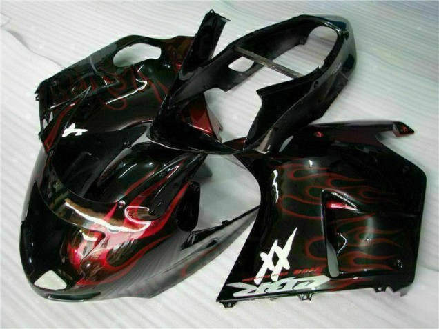 1996-2007 Rot Flamme CBR1100XX Motorrad Verkleidungen
