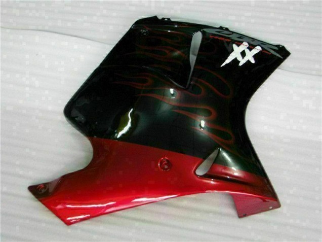 1996-2007 Rot Flamme CBR1100XX Motorrad Verkleidungen