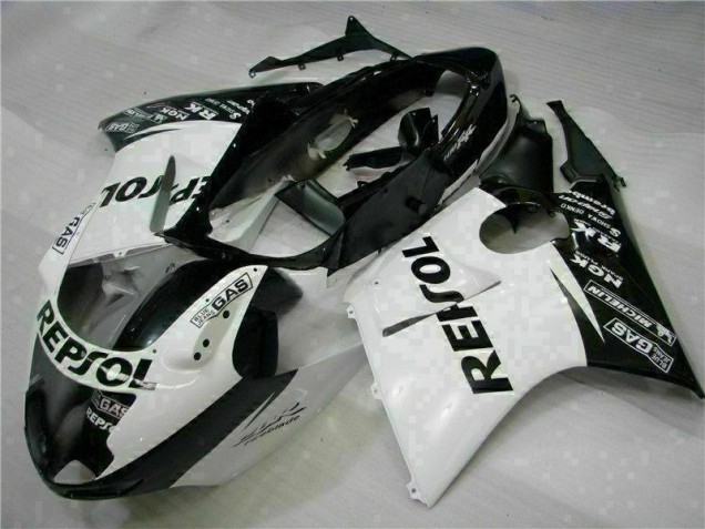 1996-2007 Weiß Schwarz Repsol CBR1100XX Motorrad Verkleidung