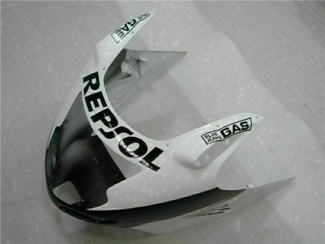 1996-2007 Weiß Schwarz Repsol CBR1100XX Motorrad Verkleidung