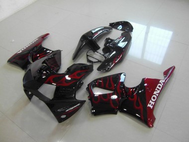 1998-1999 Schwarz Rot CBR900RR 919 Motorrad Verkleidungen