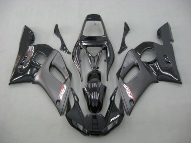 1998-2002 Kontrast Schwarz YZF R6 Motorrad Verkleidung