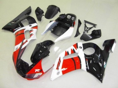 1998-2002 Rot Weiß Schwarz YZF R6 Motorrad Verkleidungen
