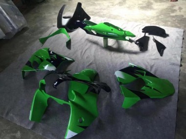 2000-2001 Grün Matt Schwarz Tintenblau ZX9R Motorrad Verkleidung
