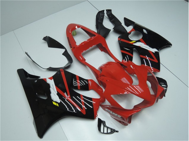 2001-2003 Rot Schwarz CBR600 F4i Motorrad Verkleidungen
