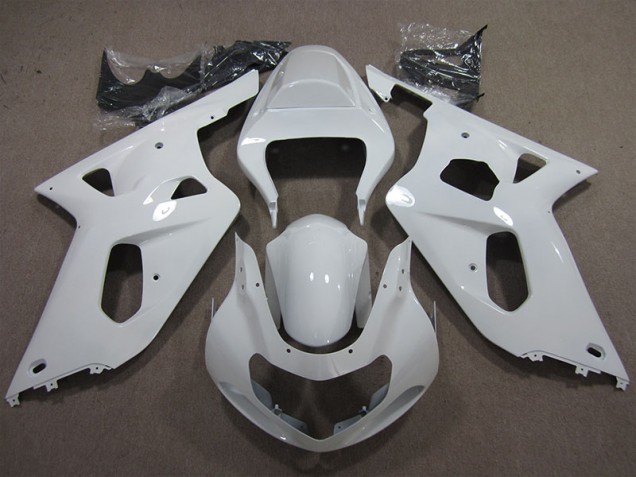 2001-2003 Weiß GSXR 600 Motorrad Verkleidung 2001-2003 Weiß GSXR 600 Motorrad Verkleidung