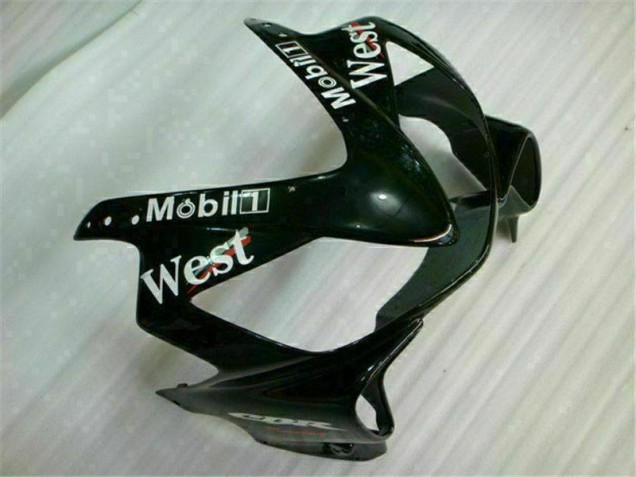 2001-2003 Weiß Schwarz West CBR600 F4i Motorrad Verkleidung 2001-2003 Weiß Schwarz West CBR600 F4i Motorrad Verkleidung