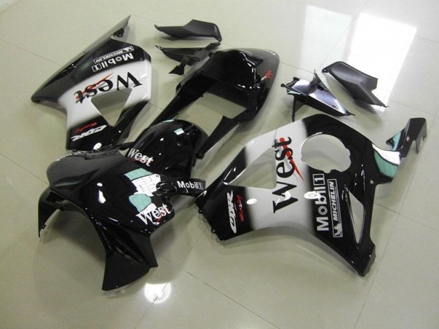 2002-2003 Schwarz West CBR900RR 954 Motorrad Verkleidung 2002-2003 Schwarz West CBR900RR 954 Motorrad Verkleidung