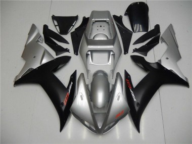 2002-2003 Silber Schwarz YZF R1 Motorrad Verkleidungen