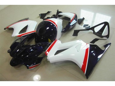 2002-2013 Weiß Blau VFR800 Motorrad Verkleidung