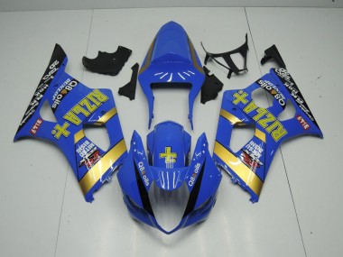 2003-2004 Blau Rizla GSXR 1000 Motorrad Verkleidung