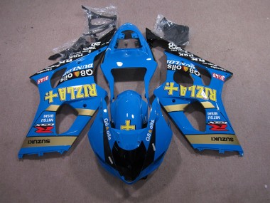 2003-2004 Blau Rizla Q8 Oils GSXR 1000 Motorrad Verkleidung
