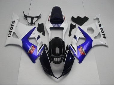 2003-2004 Dunkel Blau Vorderseite und Blau GSXR 1000 Motorrad Verkleidung