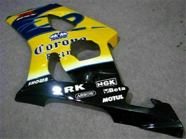 2003-2004 Gelb Blau GSXR 1000 Motorrad Verkleidung 2003-2004 Gelb Blau GSXR 1000 Motorrad Verkleidung