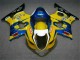 2003-2004 Gelb Blau GSXR 1000 Motorrad Verkleidung 2003-2004 Gelb Blau GSXR 1000 Motorrad Verkleidung