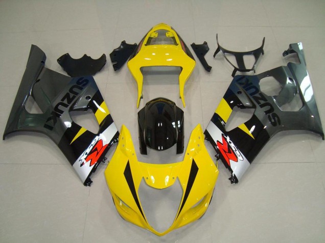 2003-2004 Gelb Grau GSXR 1000 Motorrad Verkleidung 2003-2004 Gelb Grau GSXR 1000 Motorrad Verkleidung