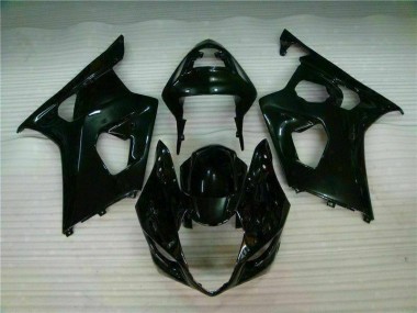 2003-2004 Glänzend Schwarz GSXR 1000 Motorrad Verkleidung