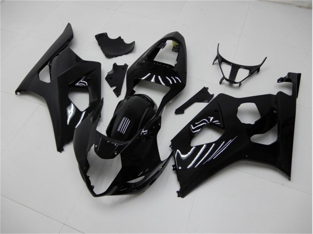 2003-2004 Glänzend Schwarz GSXR 1000 Motorrad Verkleidungen 2003-2004 Glänzend Schwarz GSXR 1000 Motorrad Verkleidungen