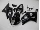 2003-2004 Glänzend Schwarz GSXR 1000 Motorrad Verkleidungen 2003-2004 Glänzend Schwarz GSXR 1000 Motorrad Verkleidungen
