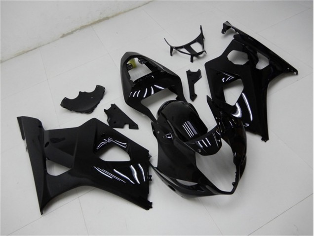 2003-2004 Glänzend Schwarz GSXR 1000 Motorrad Verkleidungen 2003-2004 Glänzend Schwarz GSXR 1000 Motorrad Verkleidungen