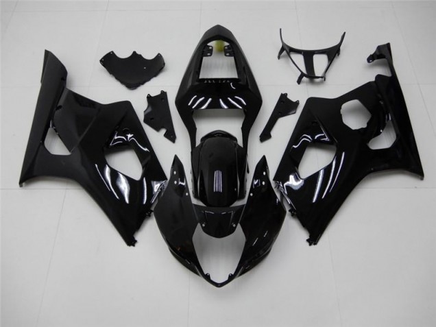 2003-2004 Glänzend Schwarz GSXR 1000 Motorrad Verkleidungen 2003-2004 Glänzend Schwarz GSXR 1000 Motorrad Verkleidungen