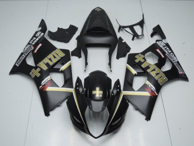 2003-2004 Matt Schwarzer Rizla GSXR 1000 Motorrad Verkleidung