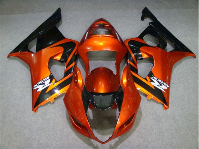 2003-2004 Orange Schwarz GSXR 1000 Motorrad Verkleidung 2003-2004 Orange Schwarz GSXR 1000 Motorrad Verkleidung