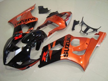 2003-2004 Orange und Schwarz GSXR 1000 Motorrad Verkleidung