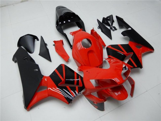 2003-2004 Rot Schwarz CBR600RR Motorrad Verkleidung Komplett Sets 2003-2004 Rot Schwarz CBR600RR Motorrad Verkleidung Komplett Sets