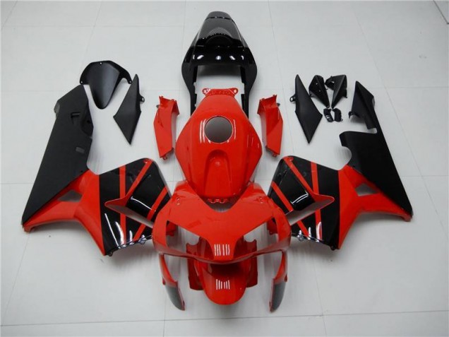2003-2004 Rot Schwarz CBR600RR Motorrad Verkleidung Komplett Sets 2003-2004 Rot Schwarz CBR600RR Motorrad Verkleidung Komplett Sets