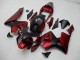2003-2004 Rot Schwarz CBR600RR Motorrad Verkleidung 2003-2004 Rot Schwarz CBR600RR Motorrad Verkleidung