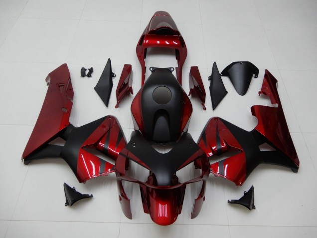 2003-2004 Rot Schwarz CBR600RR Motorrad Verkleidung 2003-2004 Rot Schwarz CBR600RR Motorrad Verkleidung