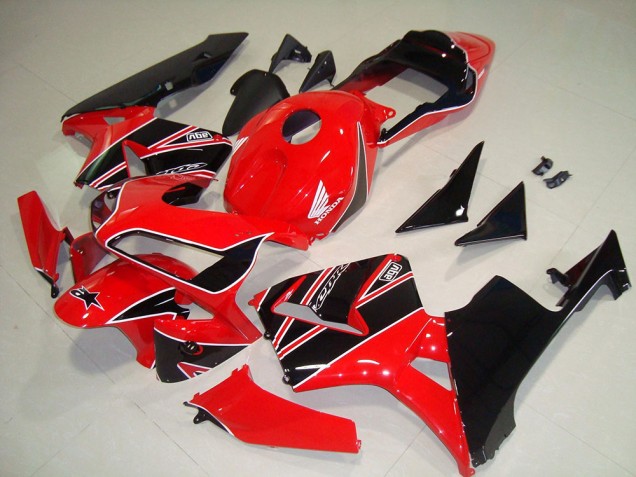 2003-2004 Rot Schwarz CBR600RR Motorrad Verkleidungen