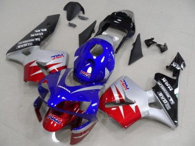 2003-2004 Rot Silber Blau CBR600RR Motorrad Verkleidung