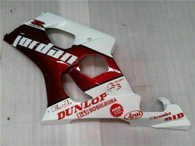 2003-2004 Rot Weiß GSXR 1000 Motorrad Verkleidungen 2003-2004 Rot Weiß GSXR 1000 Motorrad Verkleidungen