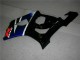 2003-2004 Schwarz Blau GSXR 1000 Motorrad Verkleidungen 2003-2004 Schwarz Blau GSXR 1000 Motorrad Verkleidungen
