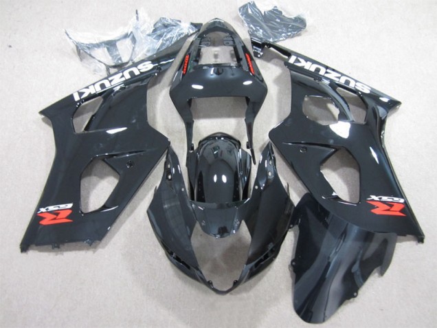 2003-2004 Schwarz GSXR 1000 Motorrad Vollverkleidung 2003-2004 Schwarz GSXR 1000 Motorrad Vollverkleidung