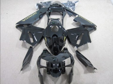 2003-2004 Schwarz und Gold Aufkleber CBR600RR Motorrad Vollverkleidung